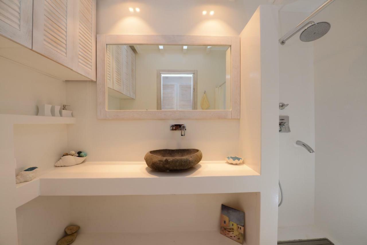Luxury White Maisonette Kalafatis Exterior foto